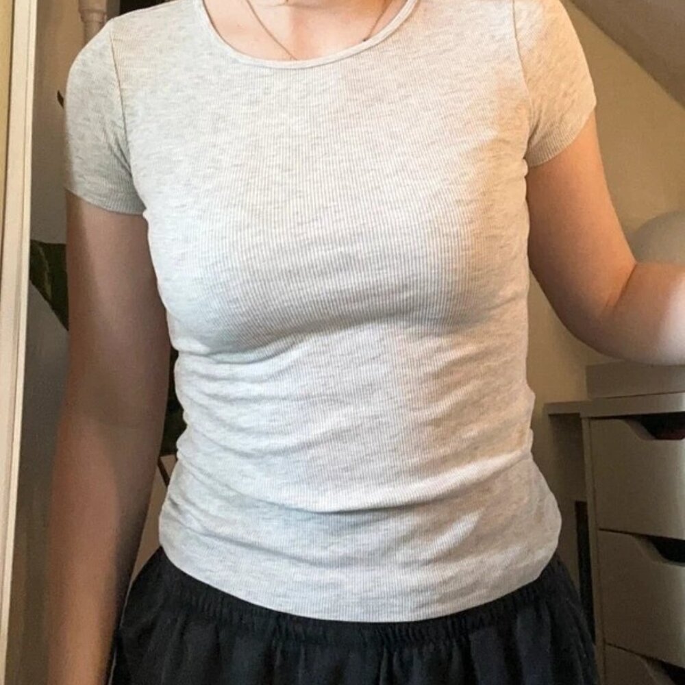 light grey tshirt
